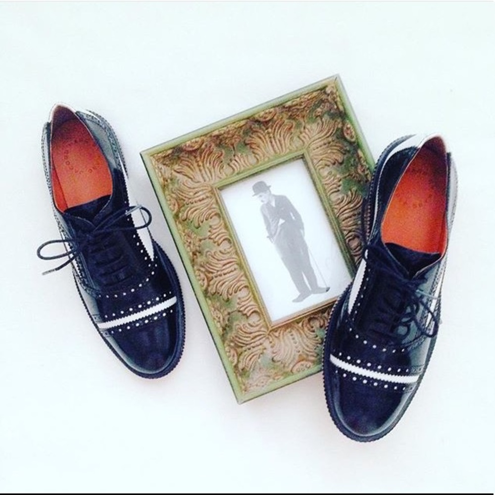 Marc By Marc Jacobs Black and White Flats